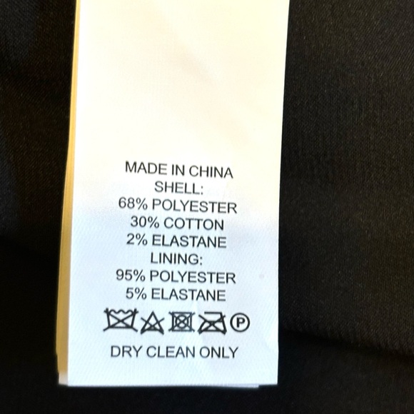 Kate Spade Medium Black Diamond Embroidered Open Front Blazer Jacket size 8 - Picture 10 of 16